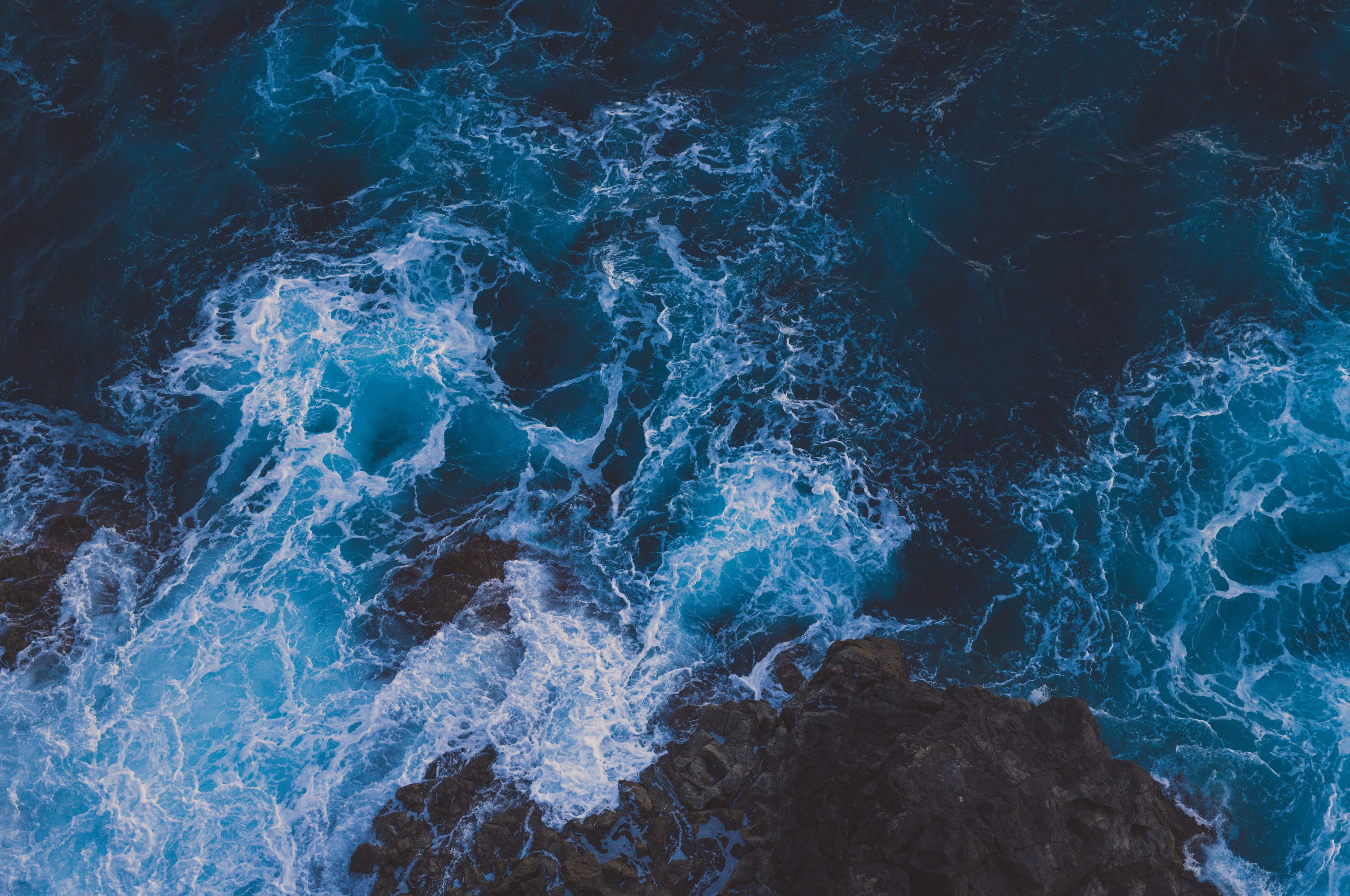 A millions atoms of soft blue